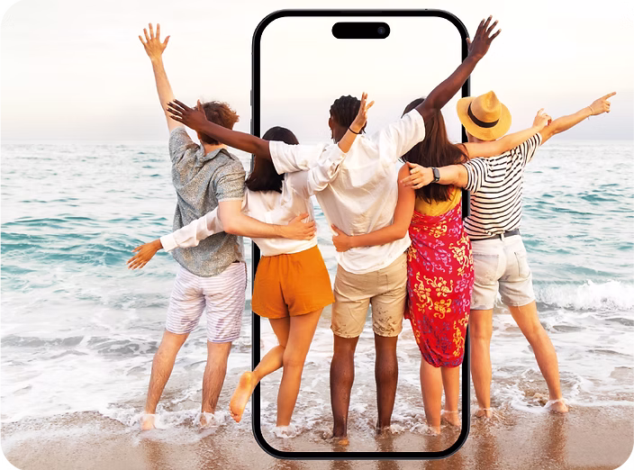 Screenshot showing trip organization interface